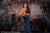 Vintage Exposed Brick Music Studio Backdrop