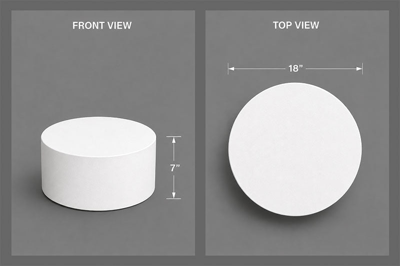 Circle Pedestal Posing Props