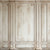 Photography backdrop featuring an elegantly distressed ivory wall with classic paneling and soft weathered textures.
