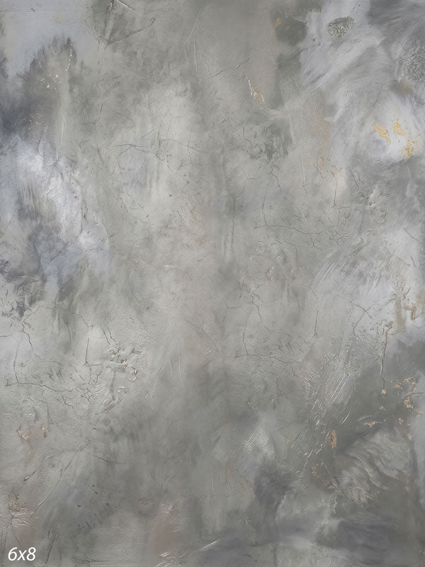 Printed photography backdrop showing soft warm greige, a soft mottled painterly texture with gentle tonal movement.