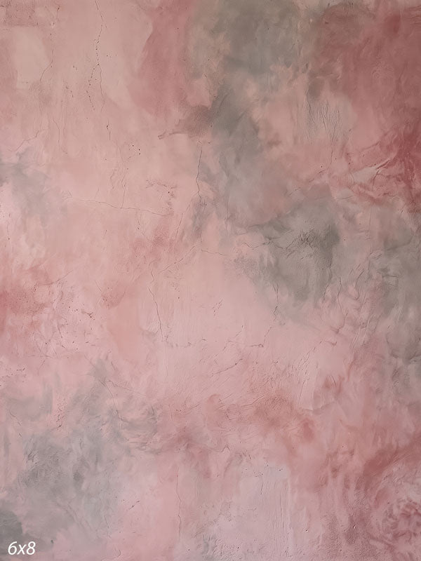 Printed photography backdrop showing soft dusty rose and mauve, a soft mottled painterly texture with gentle tonal movement.