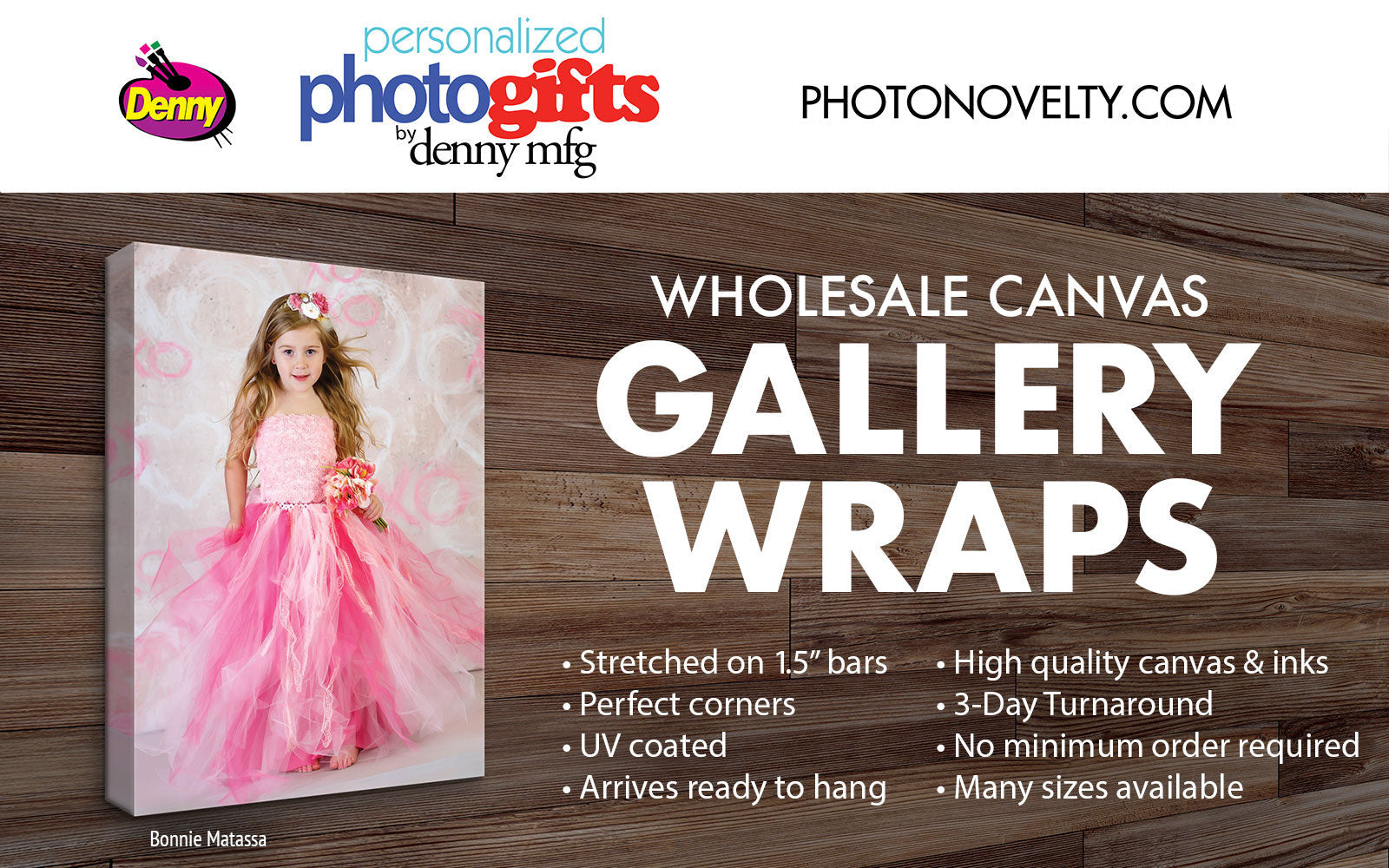 Canvas gallery wraps