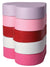 A heart-shaped stool prop in red, pink, and white for photography sessions, ideal for portrait setups, newborns, and themed photoshoots.