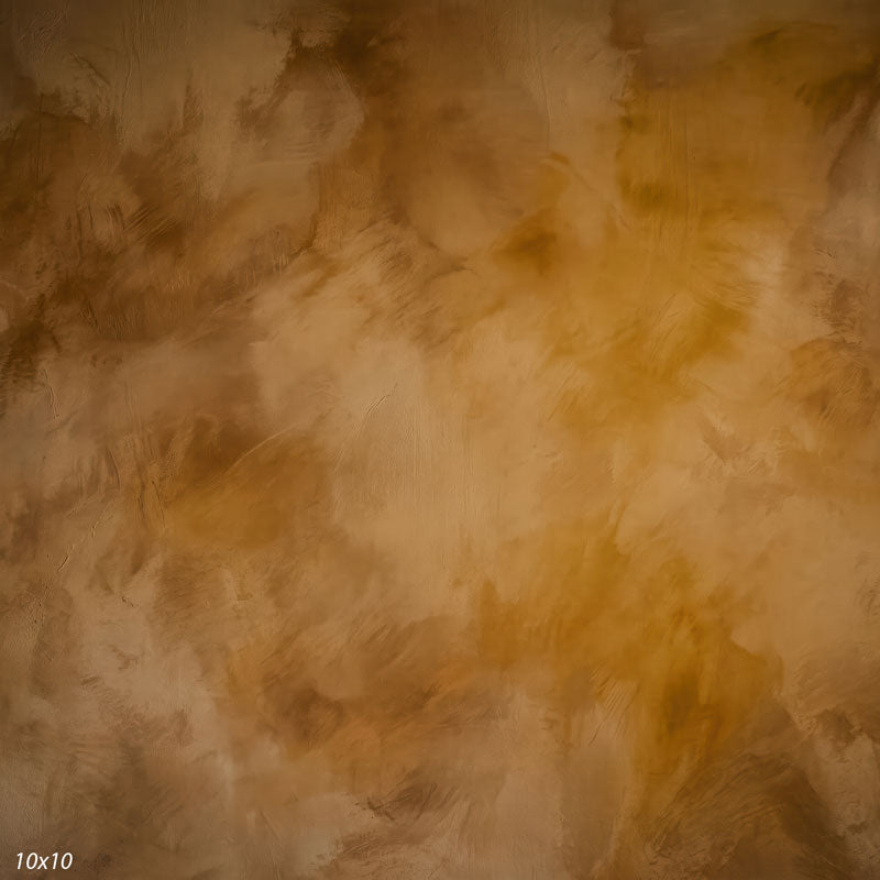 Printed studio background showing a painterly mottled amber honey texture with a lighter center that deepens toward the edges.