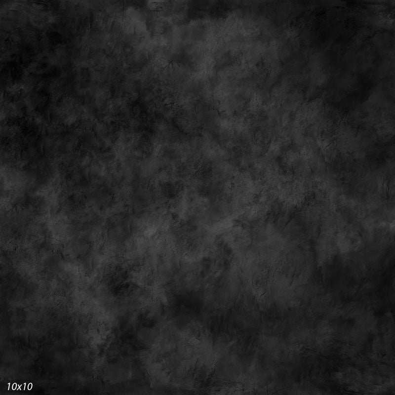 Printed studio background showing a painterly mottled charcoal texture with a lighter center that deepens toward the edges.