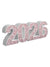 Angled view of a bright white 2026 number prop covered in multicolor glitter—ideal for vibrant milestone minis, graduation portraits, and New Year photo sessions.