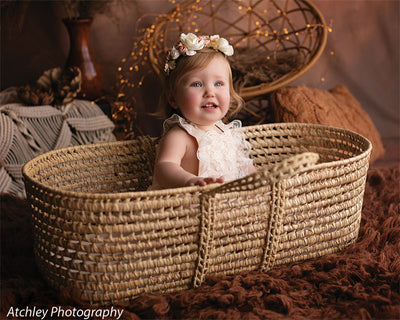 Warm Elegance Hand Painted Photo Backdrop