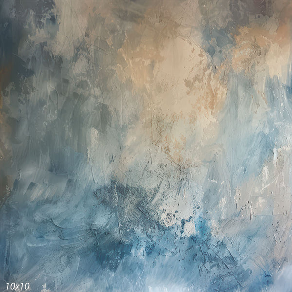Ocean Mist Abstract Printed Old Masters Photography Backdrop - Denny Mfg