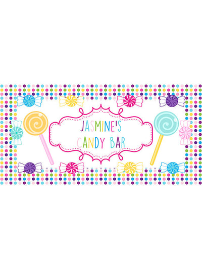 Candyland Party Banner