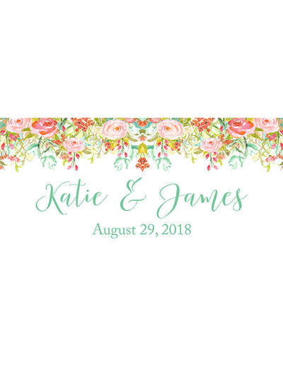Floral Personalized Banner