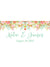Floral Personalized Banner