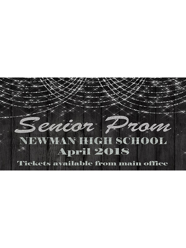 Senior Prom Vinyl Banner