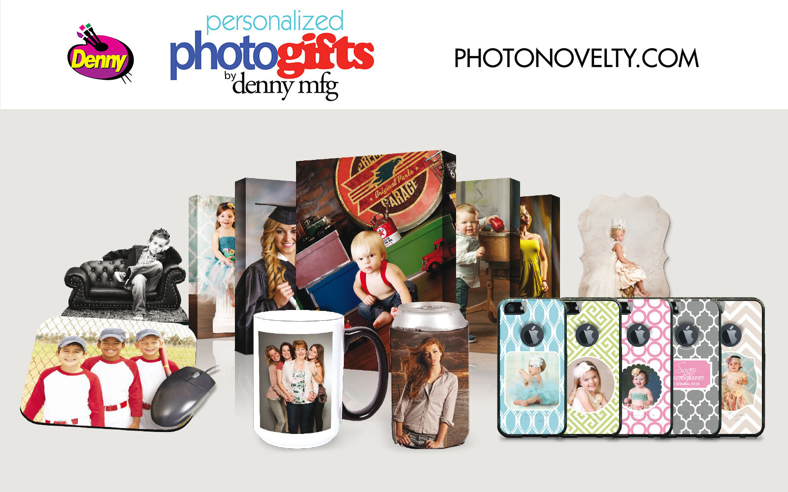 Personalized photo mugs and drinkware