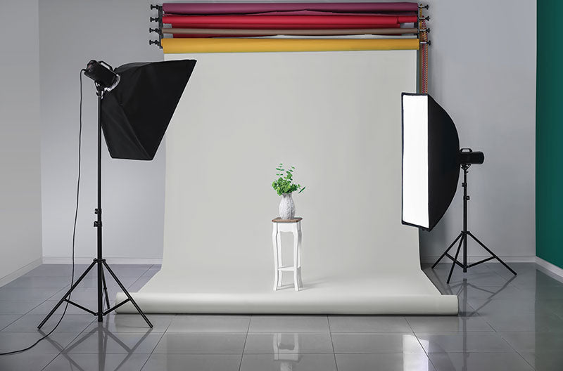 Seem Less Photo Backdrop Rack Light Gray Seamless Photography Backdrop Paper | Non-Reflective ...