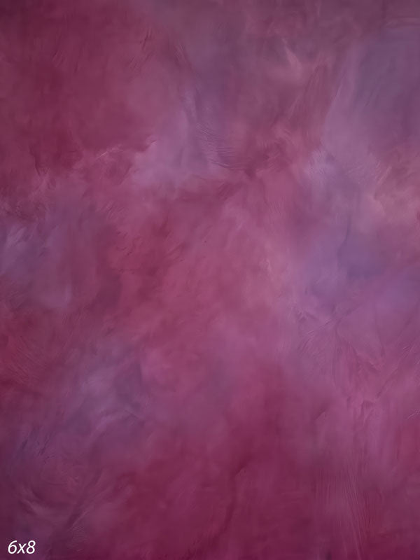 Printed photography backdrop showing saturated plum and magenta-purple, a soft mottled painterly texture with gentle tonal movement.