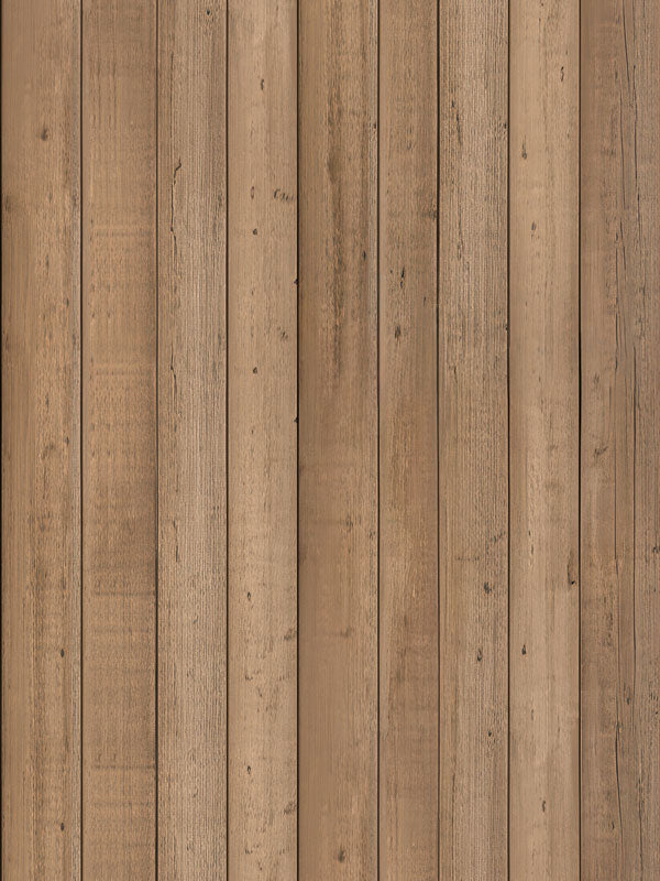 A realistic honey oak woodgrain photography floor drop showing warm brown tones and vertical plank texture, styled to resemble natural hardwood flooring for studio portraits.