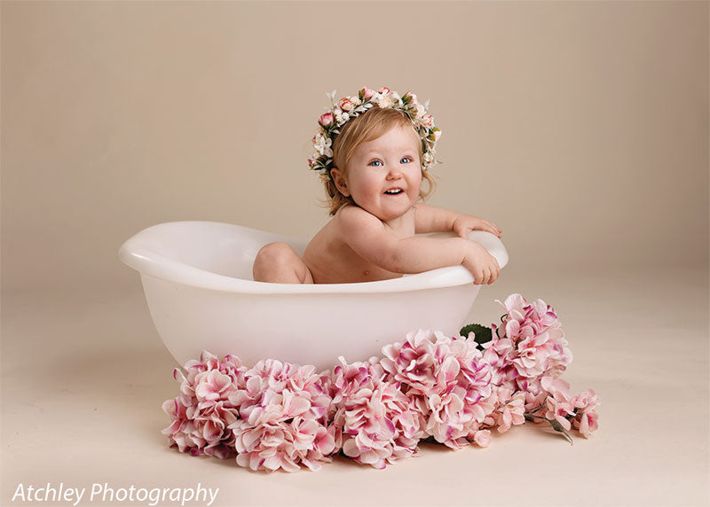 Solid Beige Cloth Backdrop