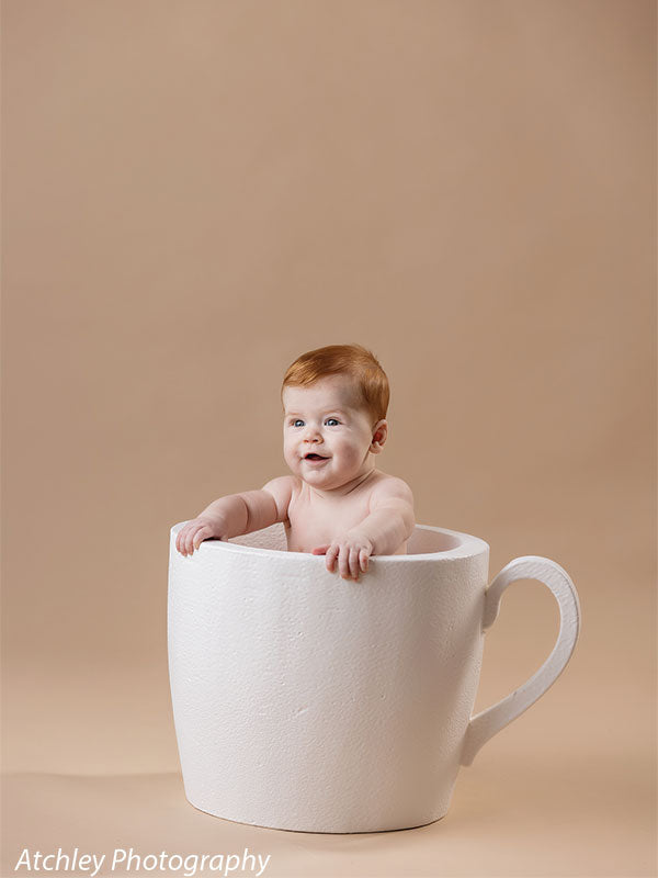 Solid Beige Cloth Backdrop