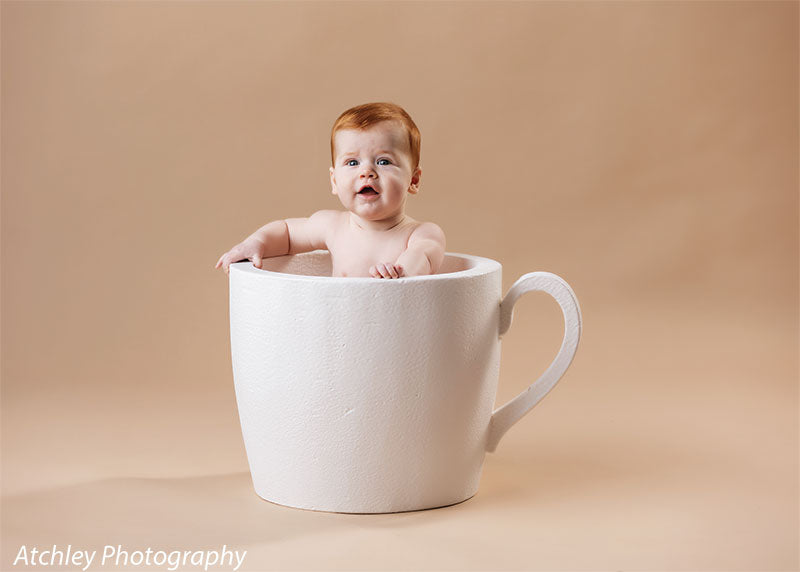 Solid Beige Cloth Backdrop