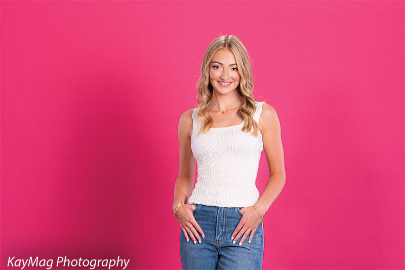 Solid Pink Cloth Backdrop