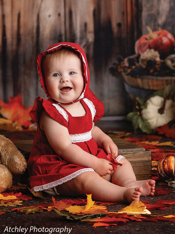 Wood Stack Stool Prop Set