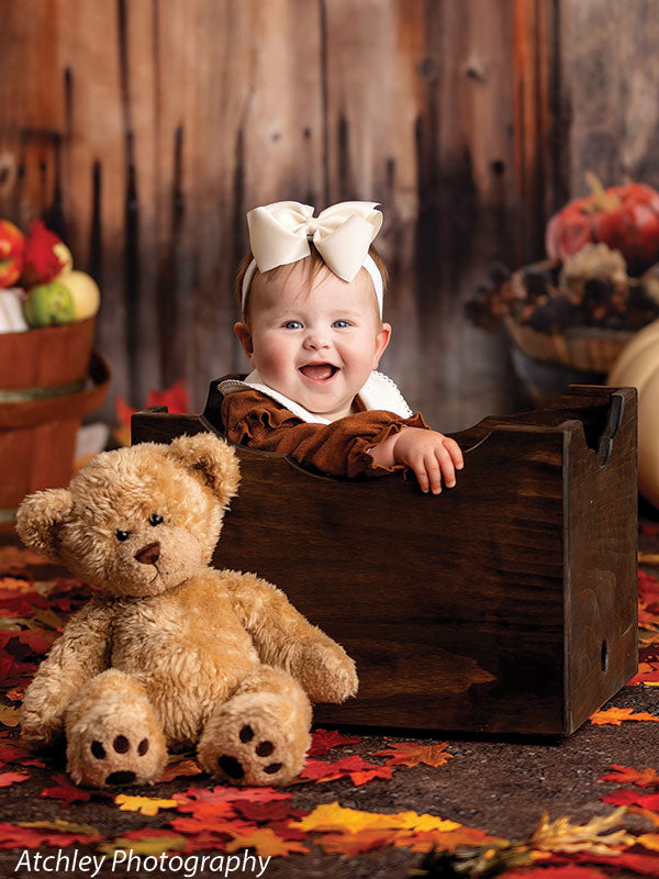 Wood Stack Stool Prop Set