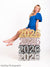 High school senior girl in blue dress poses on a colorful stack of glitter “2026” numbers—ideal for senior photo sessions and graduation portraits.