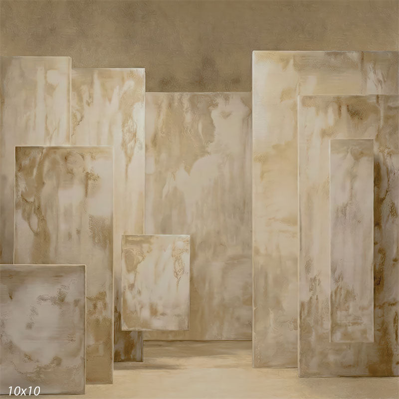 Textured Beige Rectangular Panel Backdrop - Denny Manufacturing