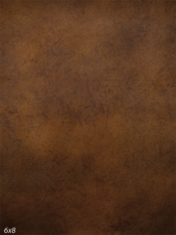 Hand-painted brown backdrop with warm toasted chestnut tones and textured finish, ideal for portraits and editorial photography.