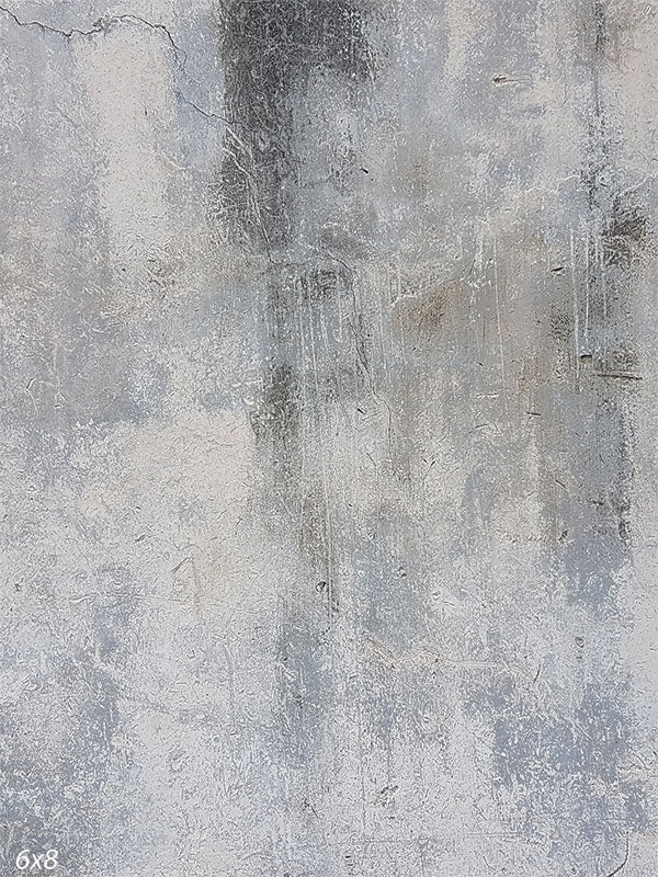Hand-painted urban grey backdrop with textured, industrial abstract patterns, ideal for portrait and editorial photography.