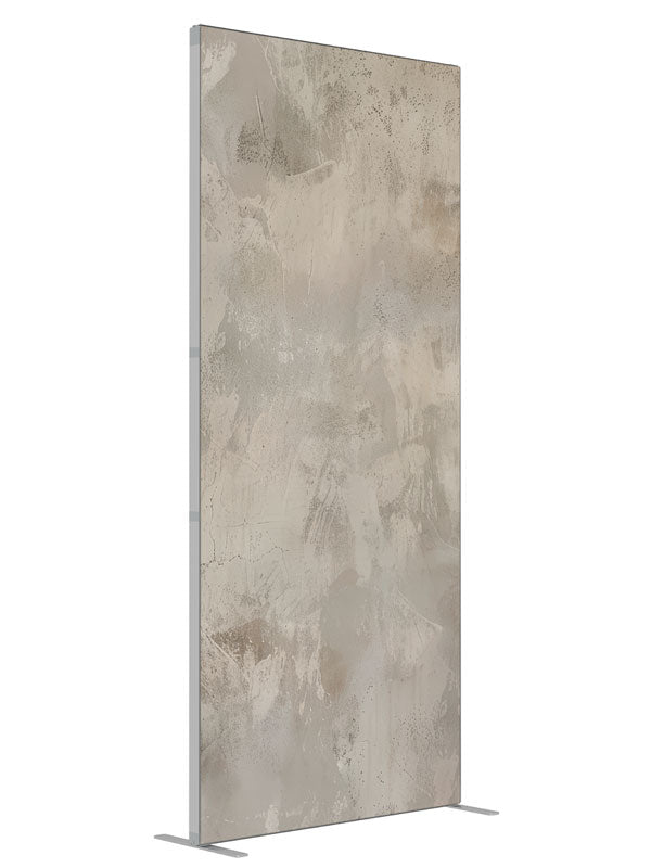 Abstract Ivory Dream shown at an angled view, photography backdrop panel for Denny StudioEdge silicone edge frame, 3 ft