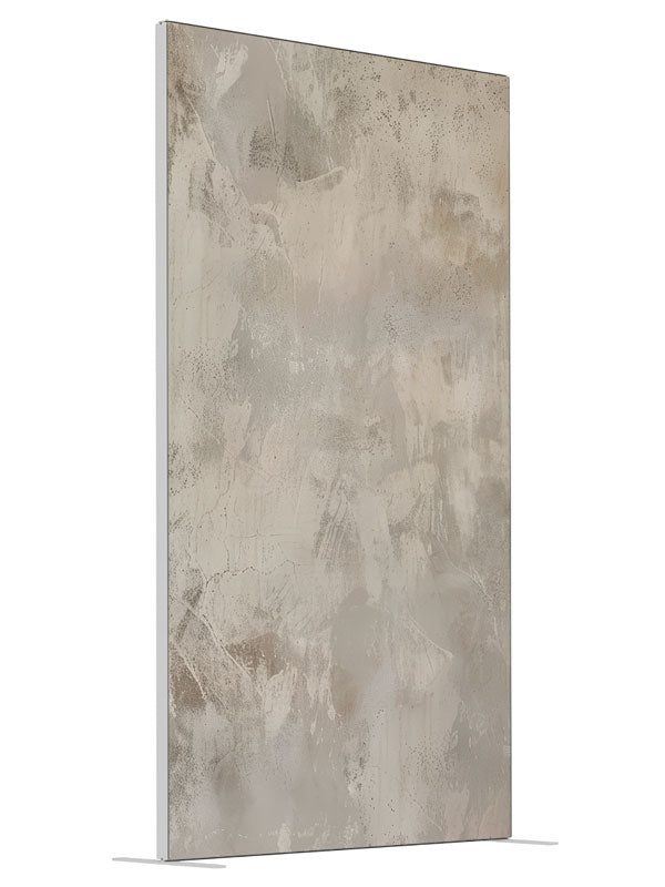 Abstract Ivory Dream shown at an angled view, photography backdrop panel for Denny StudioEdge silicone edge frame, 4 ft