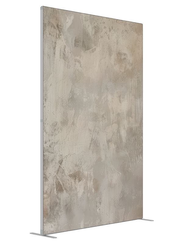 Abstract Ivory Dream shown at an angled view, photography backdrop panel for Denny StudioEdge silicone edge frame, 5 ft