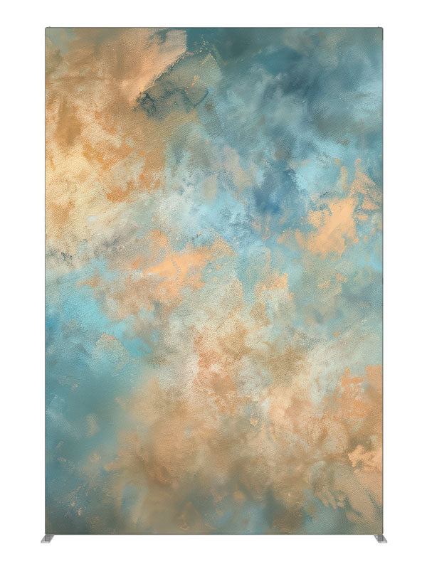 Abstract ocean breeze airy blue sandy printed backdrop 5ft - Denny StudioEdge SEOM-2614