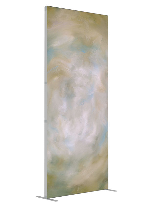 Adobe Dust shown at an angled view, photography backdrop panel for Denny StudioEdge silicone edge frame, 3 ft