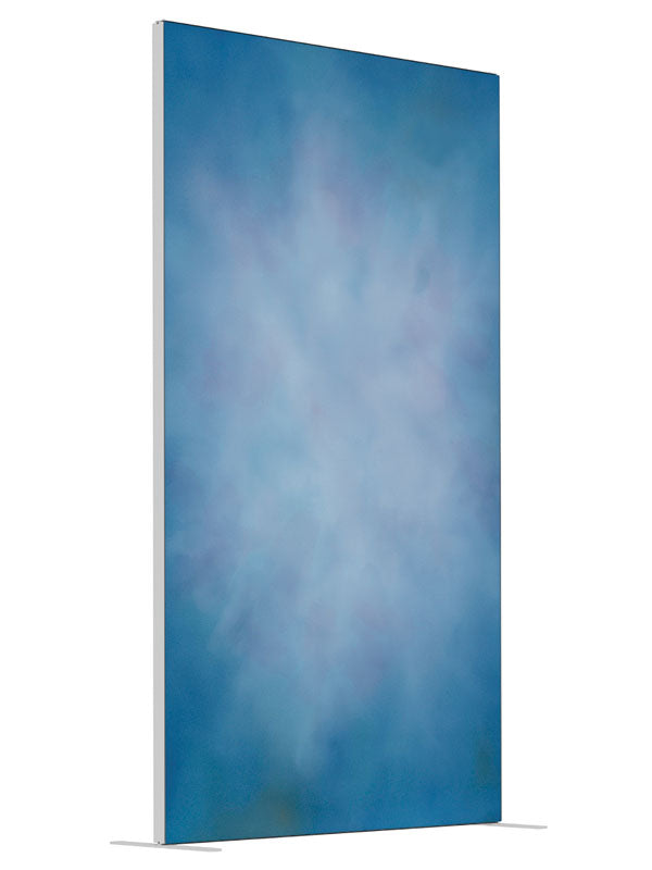 Aegean shown at an angled view, photography backdrop panel for Denny StudioEdge silicone edge frame, 4 ft
