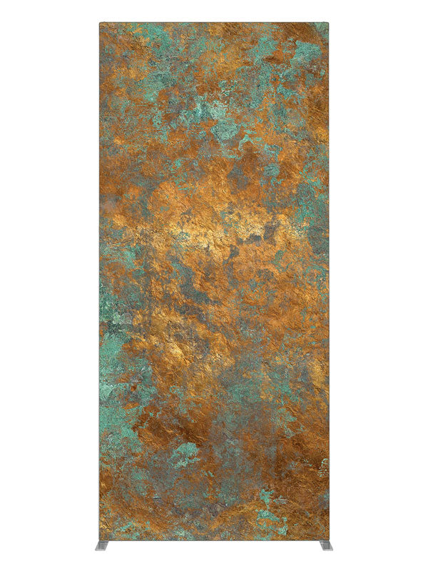 Aged Copper Texture, photography backdrop panel for Denny StudioEdge silicone edge frame, 3 ft