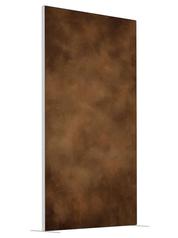 Alizarin Haze shown at an angled view, photography backdrop panel for Denny StudioEdge silicone edge frame, 4 ft