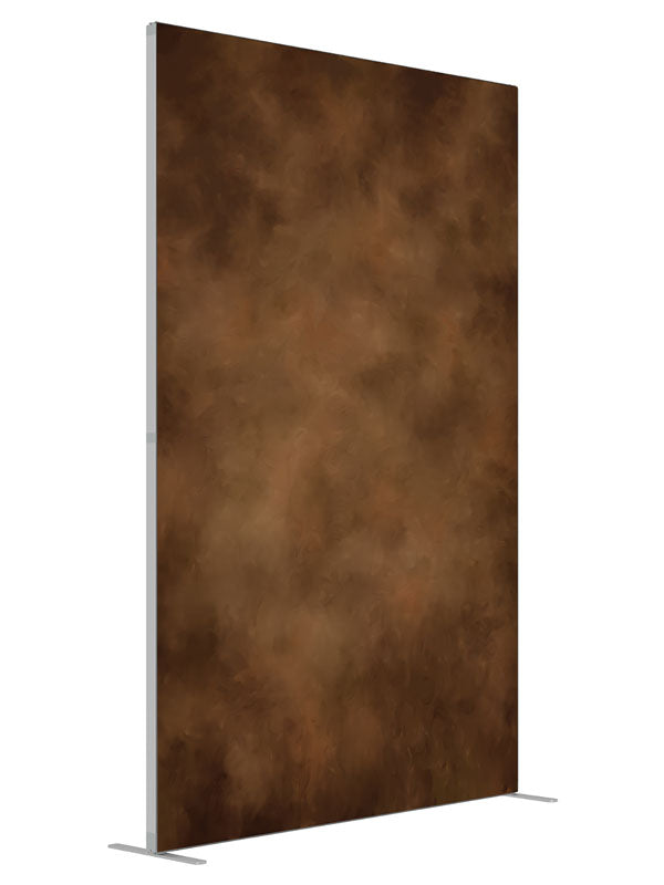 Alizarin Haze shown at an angled view, photography backdrop panel for Denny StudioEdge silicone edge frame, 5 ft