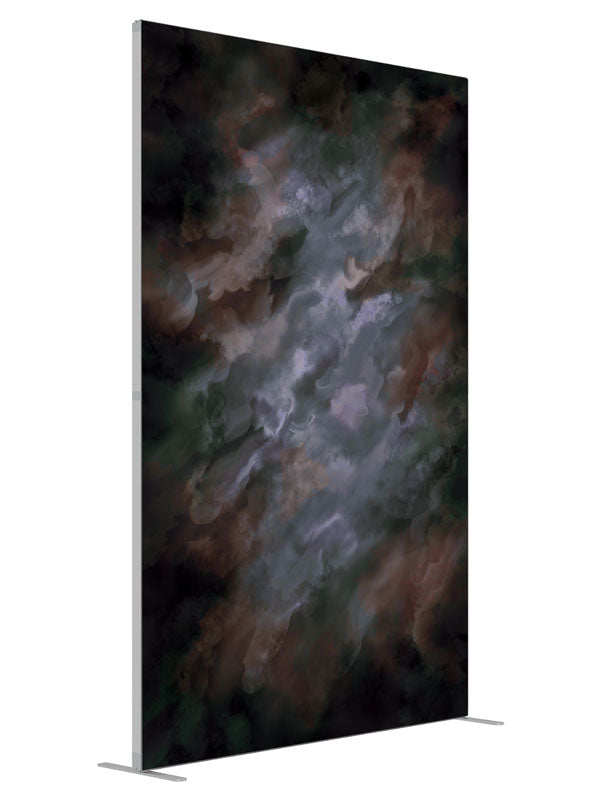 Amber Nights shown at an angled view, photography backdrop panel for Denny StudioEdge silicone edge frame, 5 ft