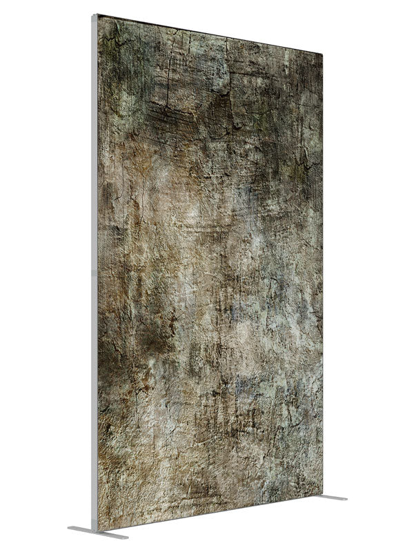 Ancient Texture shown at an angled view, photography backdrop panel for Denny StudioEdge silicone edge frame, 5 ft