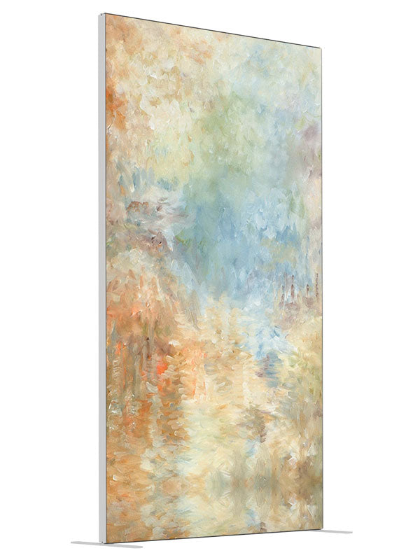 Angel Garden shown at an angled view, photography backdrop panel for Denny StudioEdge silicone edge frame, 4 ft