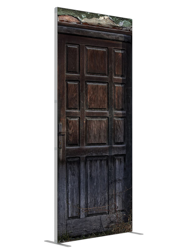 Antique Alley shown at an angled view, photography backdrop panel for Denny StudioEdge silicone edge frame, 3 ft