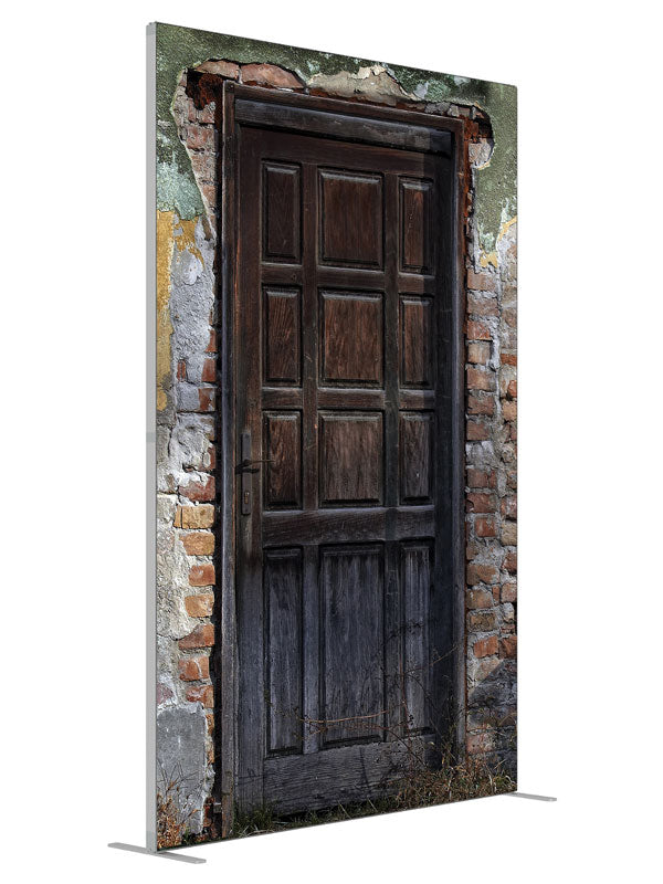 Antique Alley shown at an angled view, photography backdrop panel for Denny StudioEdge silicone edge frame, 5 ft