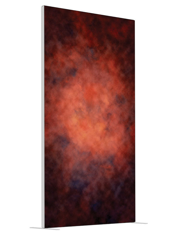 Apothic Red shown at an angled view, photography backdrop panel for Denny StudioEdge silicone edge frame, 4 ft