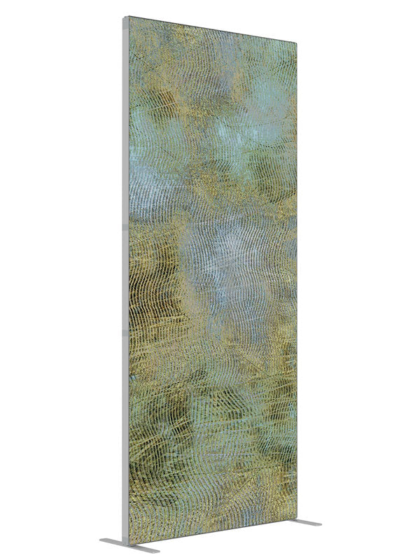 Aquatic shown at an angled view, photography backdrop panel for Denny StudioEdge silicone edge frame, 3 ft