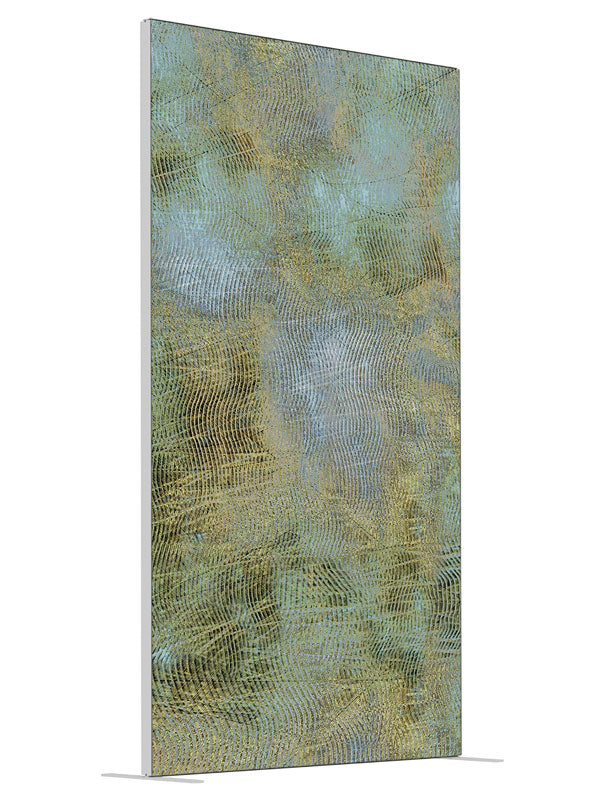 Aquatic shown at an angled view, photography backdrop panel for Denny StudioEdge silicone edge frame, 4 ft