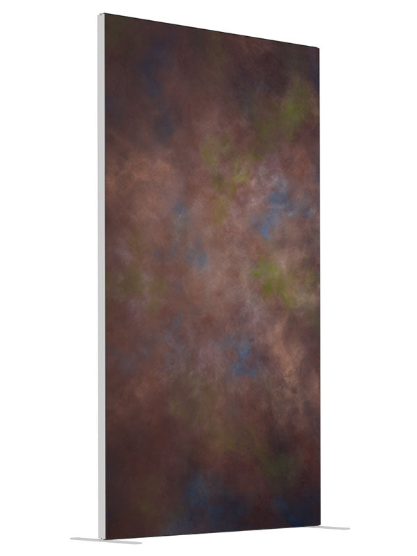 Aquatic Sun shown at an angled view, photography backdrop panel for Denny StudioEdge silicone edge frame, 4 ft