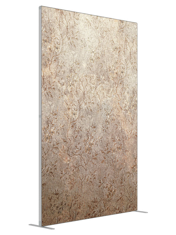 Arabesque Gold shown at an angled view, photography backdrop panel for Denny StudioEdge silicone edge frame, 5 ft