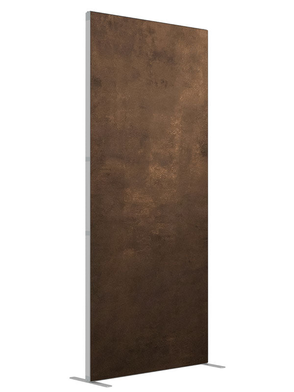Arlowe Warm Brown Texture shown at an angled view, photography backdrop panel for Denny StudioEdge silicone edge frame, 3 ft